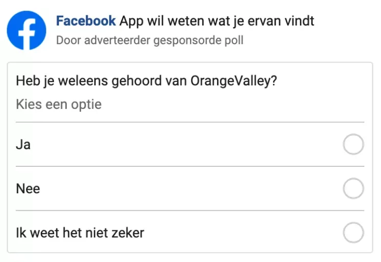 Merkonderzoek Facebook Ads