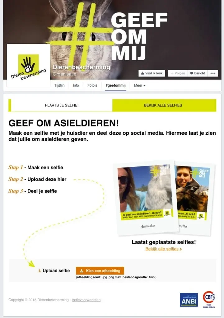 dierenbescherming Facebook