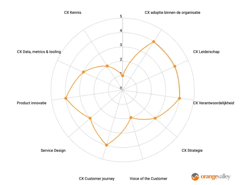 CX Maturity scan resultaat