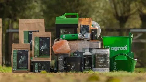 Verschillende producten van Agradi