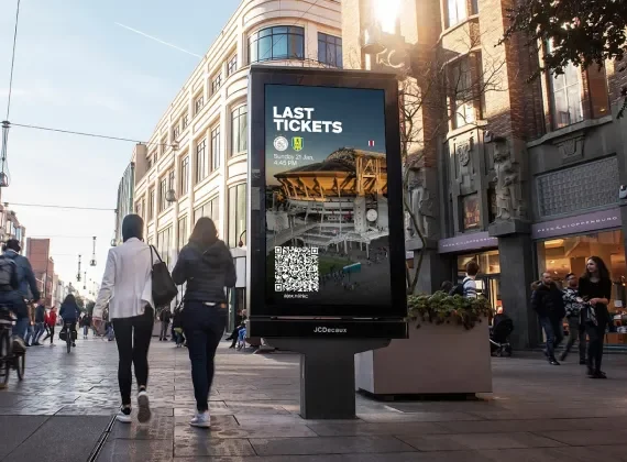 Ajax campaign DOOH