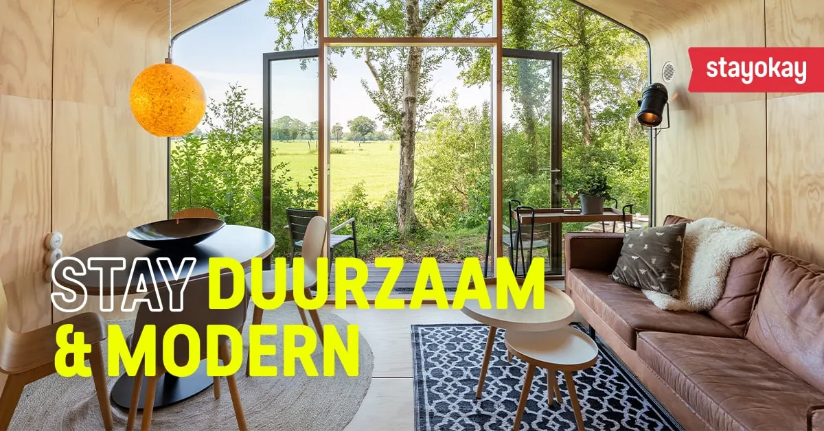 Duurzame chalet van Stayokay