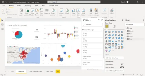 Power-BI interface desktop