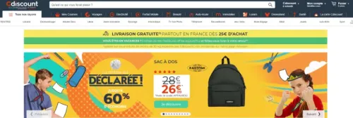 Cdiscount homepage