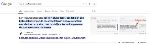 Featured snippet